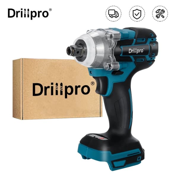 Harjaton sähköinen iskupora, maksimaalinen vääntömomentti 520N.m, 0-4000 RPM nopeus,EI AKKUA