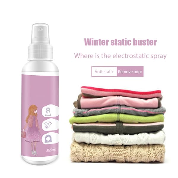 100 ml multifunktionel antistatisk spray tøj antistatisk spray til tøj tekstiler møbler og bil