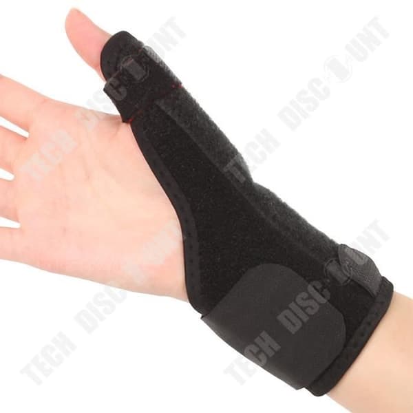 1x Tummens fingergrev Articulationshandsskydd Splint Stöd Distorsion Artrit Handskeband Musfingerskorrektion