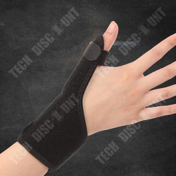 1x Tummens fingergrev Articulationshandsskydd Splint Stöd Distorsion Artrit Handskeband Musfingerskorrektion