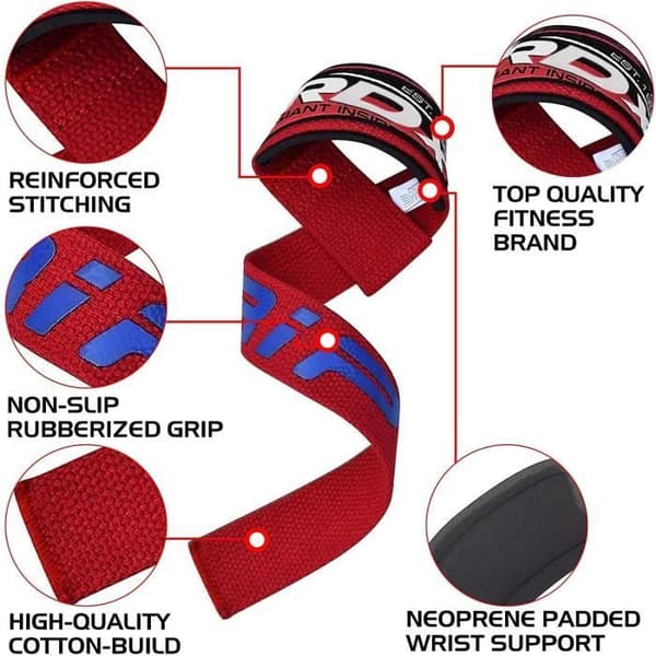 RDX - Bodybuilding Strap Gym Lifting Wrist Support - Crosstrainning - Vuxen