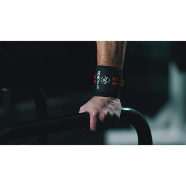Beast Gear Wrist Wraps Support Band för tyngdlyftning, bodybuilding, gymnastik, bodybuilding, Crossfit Long Support