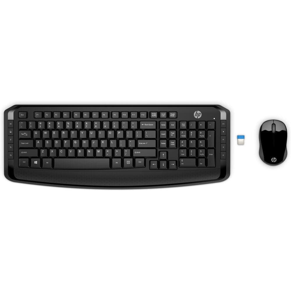 Tangentbord och Mus HP Pavilion 300 Svart Trådlös