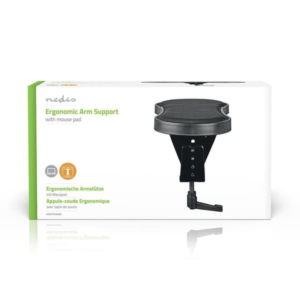 Nedis arm stöd | Antal pivot poäng: 1 Ledpunkt(er) | Armens längd: 40 | Max. lastkapacitet: 5 kg | Vridningsvinkel: 360 ° | Med musplattform