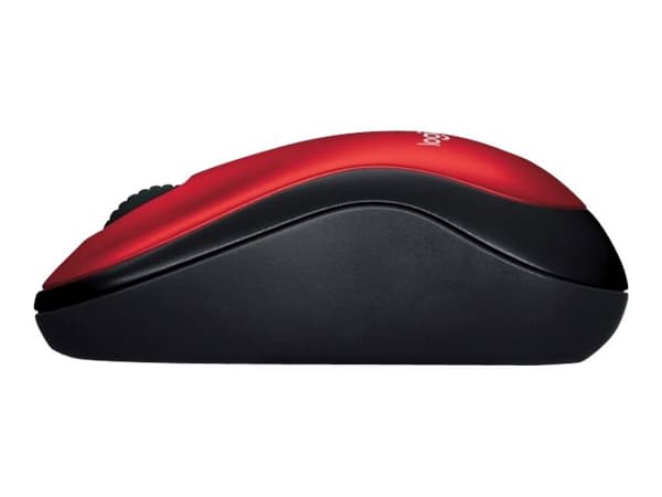 Logitech M185 Optisk Trådlös – Röd