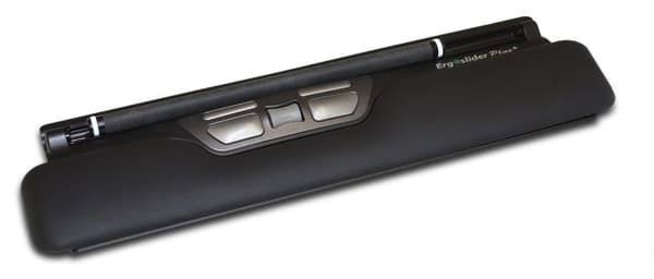 Ergoslider Plus+, inbyggd mus 5 knappar+scroll, 800 DPI, USB, Svart