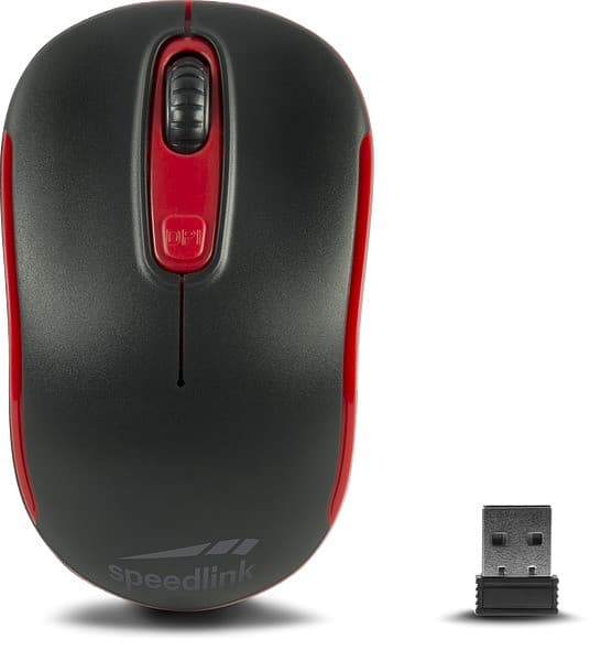 Speedlink wireless mouse Ceptica Wireless, black/red (SL-630013-BKRD) Svart, Röd