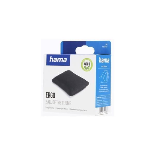 Ergo handledsstöd - HAMA - Svart - Bekvämt - Ergonomiskt - Massageeffekt