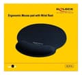 Miniatyrbild 3 av 3: DeLOCK Ergonomic Mouse pad with Wrist Rest black 252 x 227 mm
