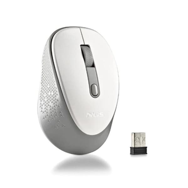 Mus NGS DEWWHITE Vit 1600 dpi (1 antal) Vit