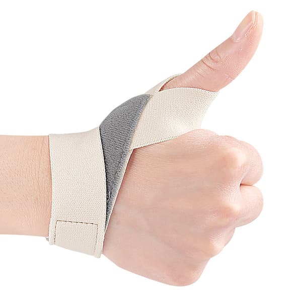 INF Elastiskt handledsstödsband - Justerbar kompression (2-pack) Beige