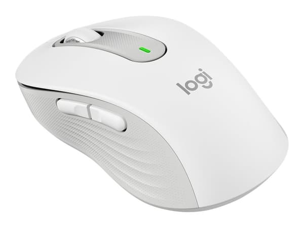 Logitech Signature M650 Optisk Trådlös Datormus – Vit