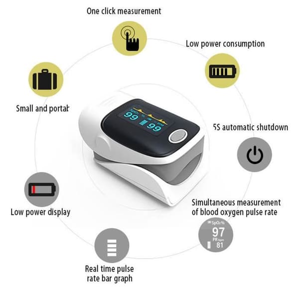 Instrument bärbar OLED-display mätenhet batteridriven utrustning liten storlek och låg strömförbrukning