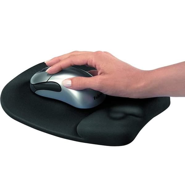Fellowes Memory Foam handledsstöd musmatta - svart - FEL9176501