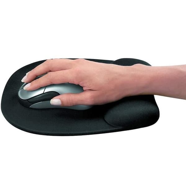 Fellowes Memory Foam handledsstöd musmatta - svart - FEL9176501