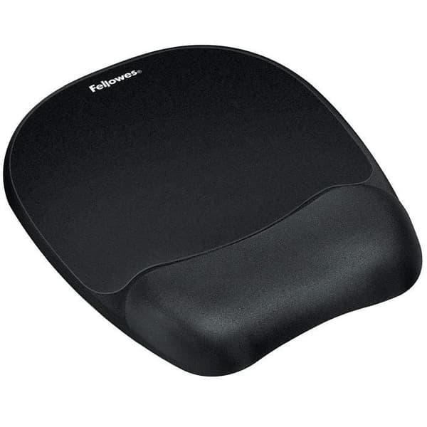 Fellowes Memory Foam handledsstöd musmatta - svart - FEL9176501