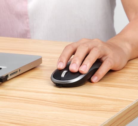 AOC 2.4G trådlös mus MS720 uppladdningsbart ljuddämpande USB-kontor hem bärbart litiumbatteri