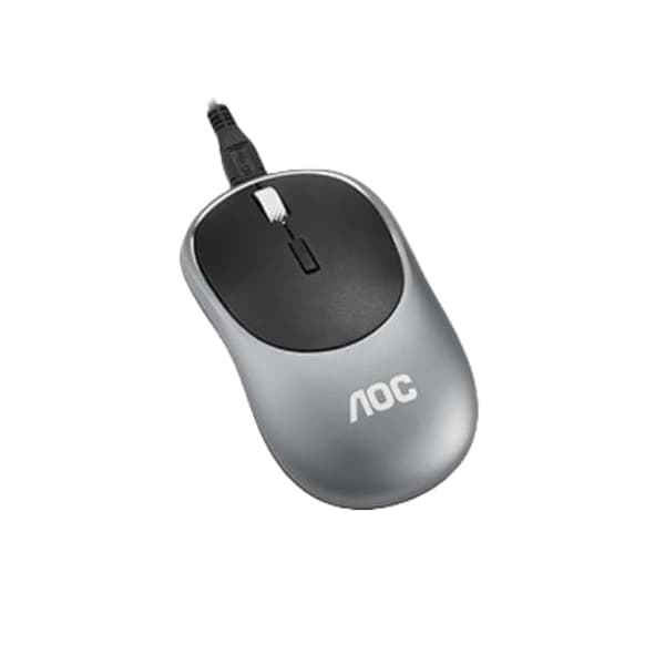 AOC 2.4G trådlös mus MS720 uppladdningsbart ljuddämpande USB-kontor hem bärbart litiumbatteri