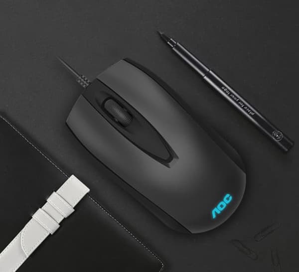 AOC MS120 Pöytätietokone Kannettava USB Langallinen Hiiri Peli Toimisto Liiketoiminta