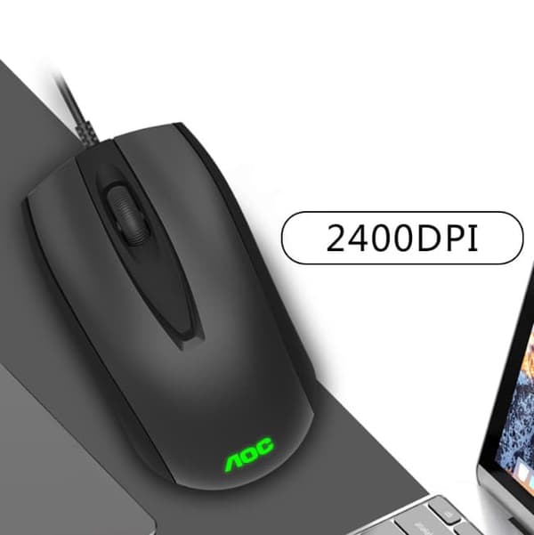 AOC MS120 Pöytätietokone Kannettava USB Langallinen Hiiri Peli Toimisto Liiketoiminta