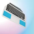 Miniatyrbillede 3 af 4: INF Komfortabel håndledsstøtte i silikone til MacBook Blå