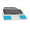 Miniatyrbillede 1 af 4: INF Komfortabel håndledsstøtte i silikone til MacBook Blå