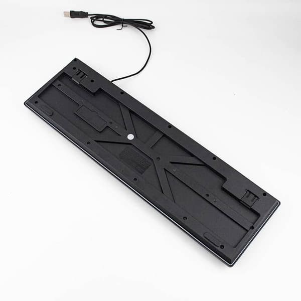Backlight gamer-tangentbord – modell KR-6300 Ergonomisk design