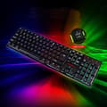 Miniatyrbild 1 av 4: Backlight gamer-tangentbord – modell KR-6300 Ergonomisk design