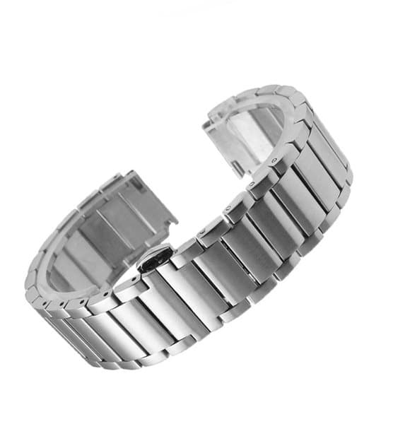 Stilren 18mm Klocklänk i ROSTFRITT STÅL Silver/Grå Silver/Grå