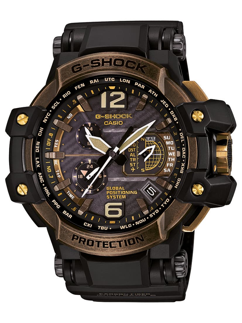 CASIO G-Shock Gravitymaster Premium GPS Hybrid Solar Vintage Gold GPW-1000TBS-1AER