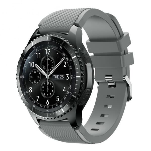 Sport rannekoru Samsung Gear S3 Frontier - Classic (harmaa)