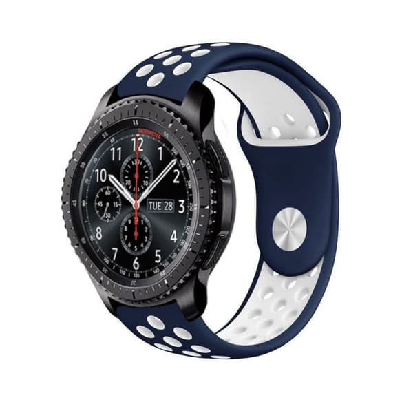 EBN Sport armbånd Samsung Gear S3 blå-hvit