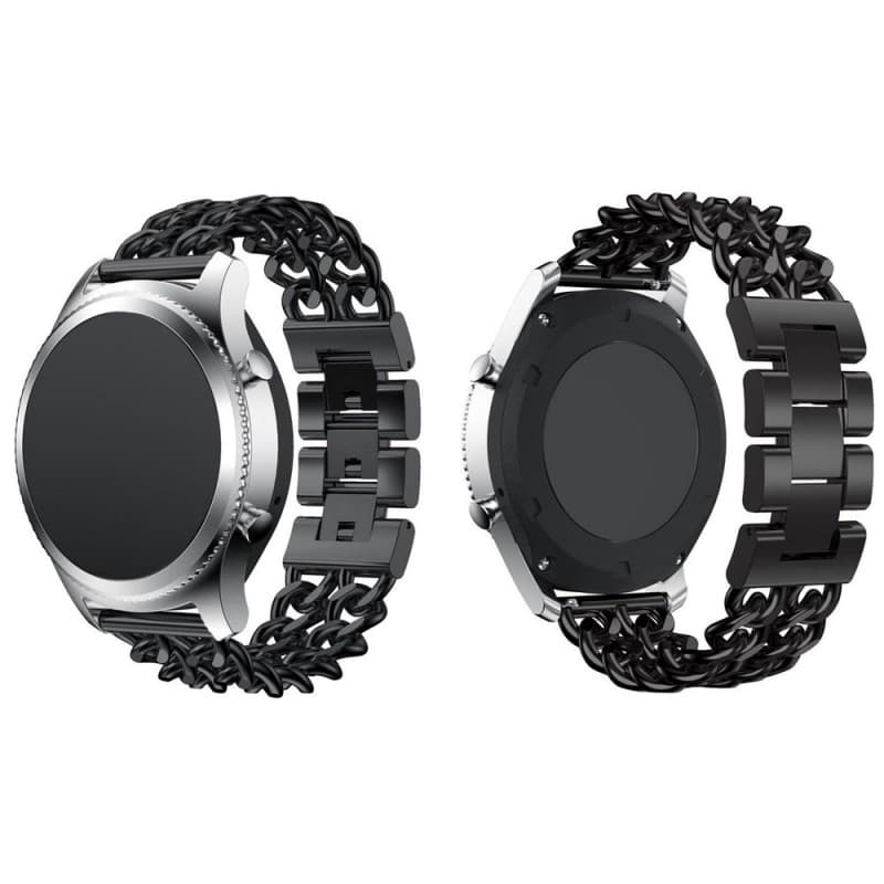 Chain RSF stål Samsung Gear S3 Frontier/Classic (Svart)