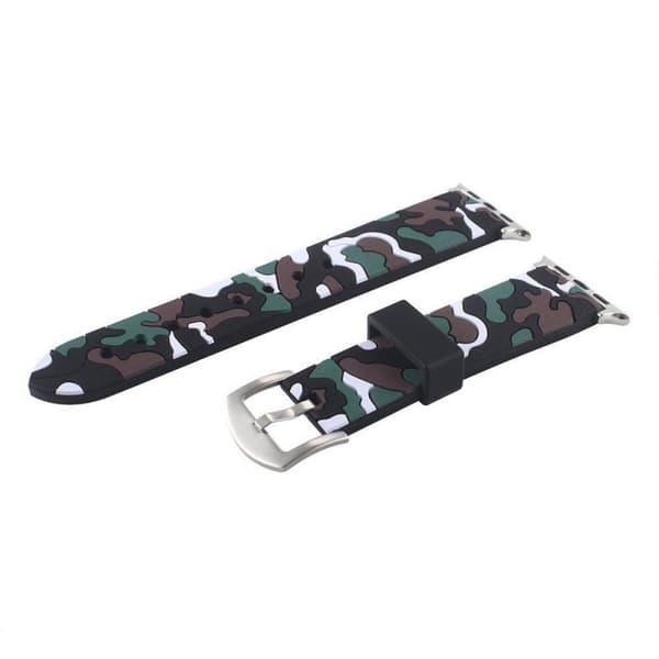 Apple Watch 38mm Camo Armband - Svart/Vit