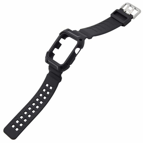 Apple Watch 38mm rustning cover med armbånd - sort