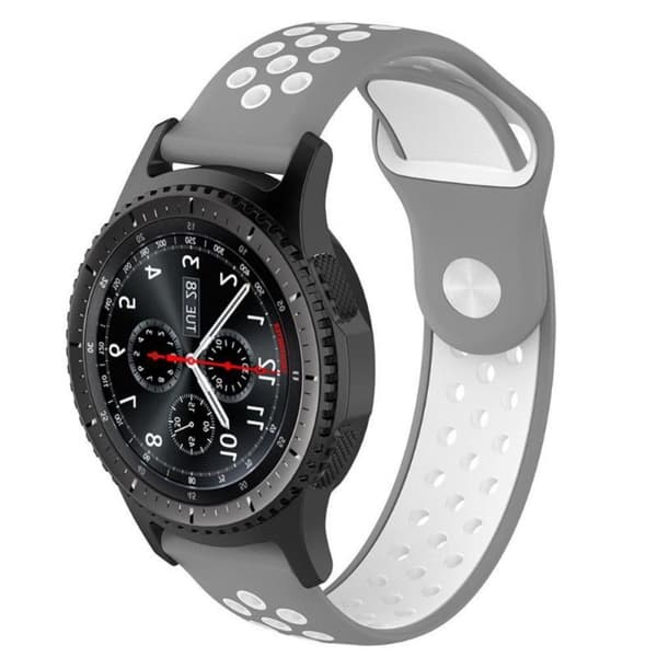 EBN Sport armbånd Samsung Gear S3 grå / hvit