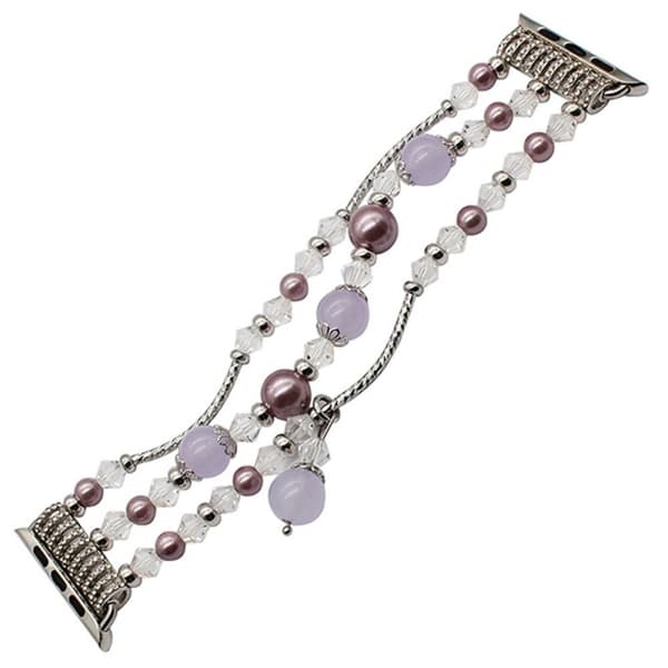 Apple Watch 42mm Crystal Agate - Sølv