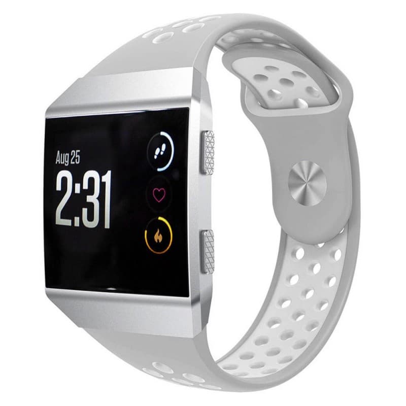 EBN Sport Armband Fitbit Ionic Grå-vit