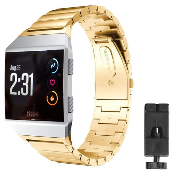Armbånd rustfrit stål Fitbit Ionic - guld