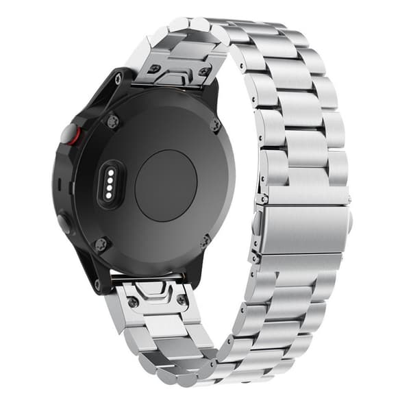 Armband RSF stål Garmin Fenix 3 / 5X / 5X Plus - Silver