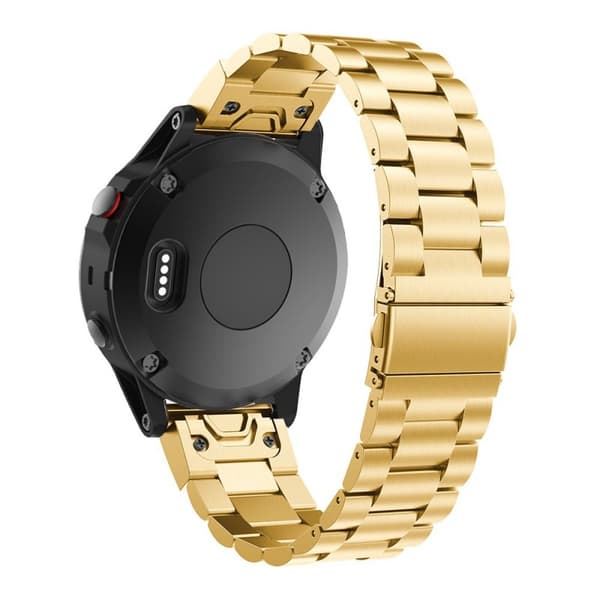 Armbånd RSF stål Garmin Fenix 3 / 5X / 5X Plus - Guld