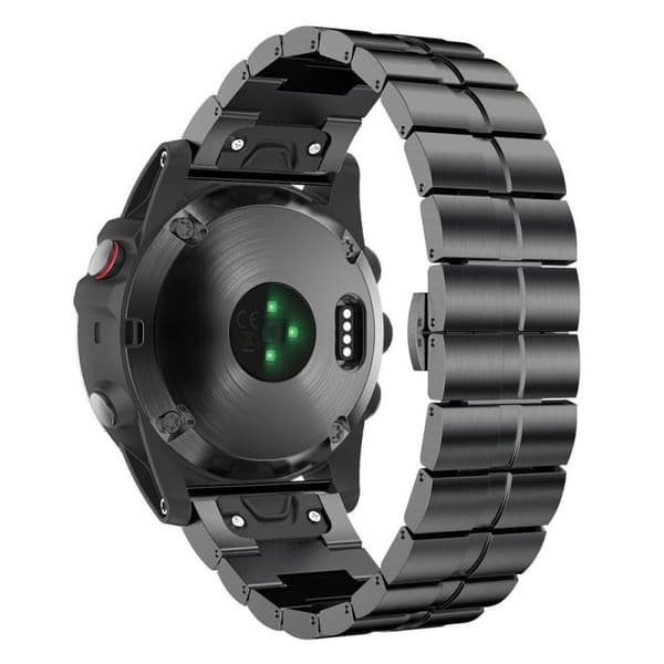 DoubleRow RSF stål Garmin Fenix 3 / 5X / 5X Plus - svart