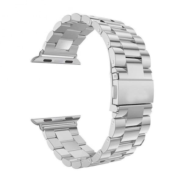 Apple Watch 42 mm Rannekoru ruostumatonta terästä - hopea