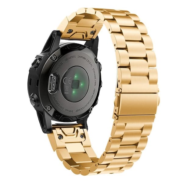 Armband rostfritt stål Garmin Fenix 5S / 5S Plus - Guld