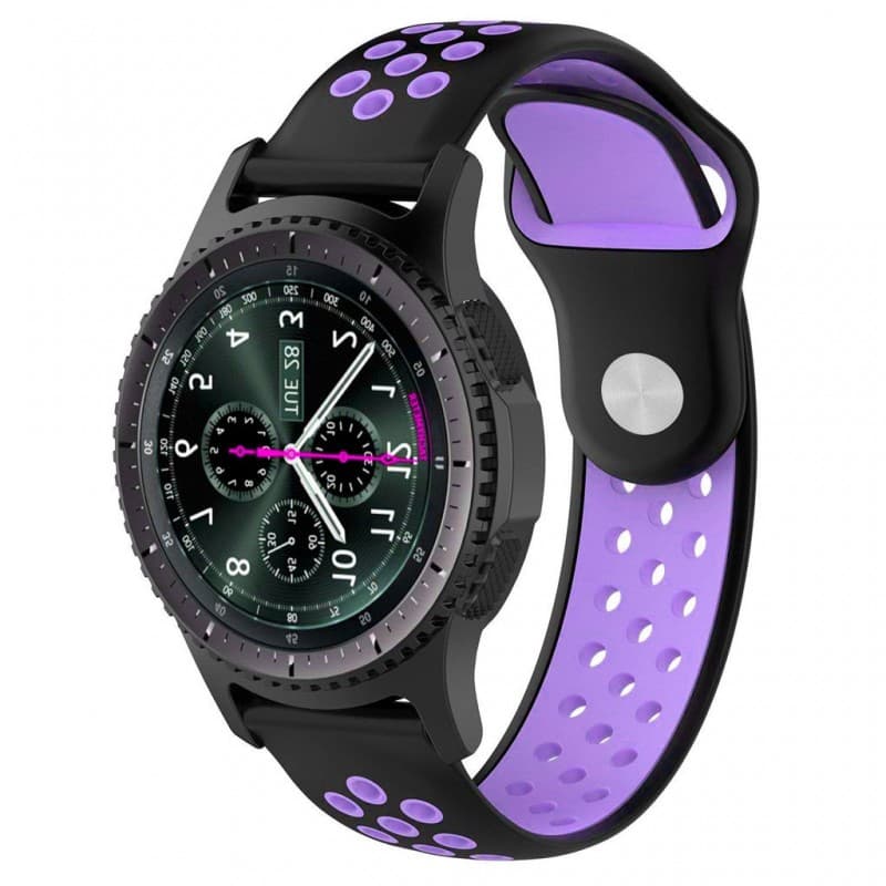 EBN Sport Armband Samsung Gear S3 Svart/lila