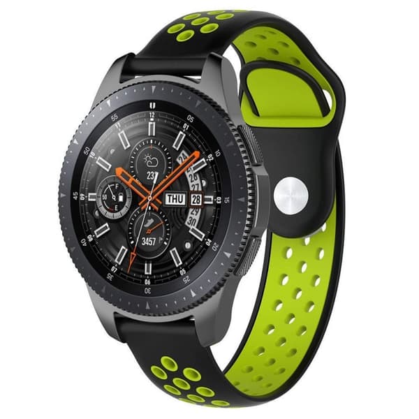 EBN Sport Armband Samsung Galaxy Watch 46mm-Svart/Grön