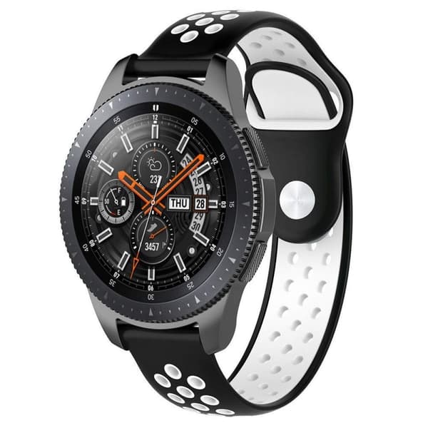 EBN Sport armbånd Samsung Galaxy Watch 46mm Black / White