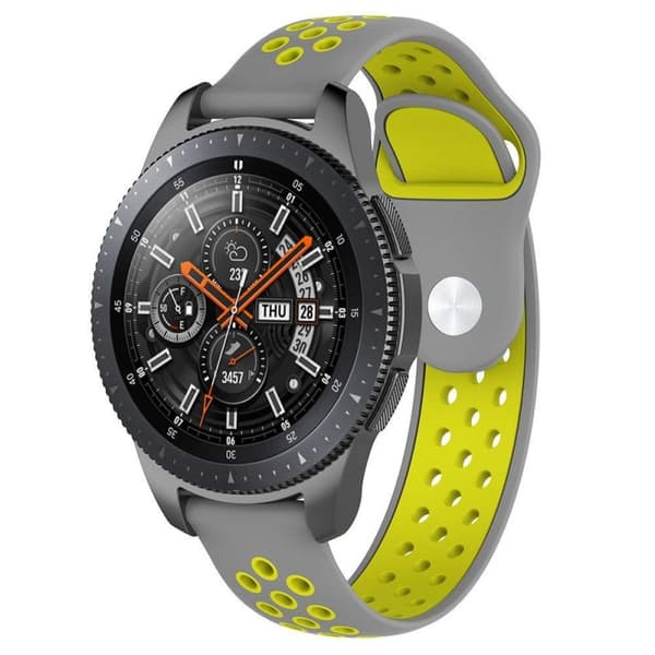 EBN Sport armbånd Samsung Galaxy Watch 46mm-Grå / Gul