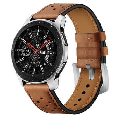 Rannekorinahka Samsung Galaxy Watch 46mm - ruskea
