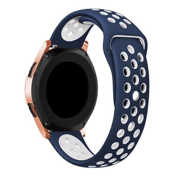 EBN Sport armbånd Samsung Galaxy Watch 42mm Blå / hvit (S)